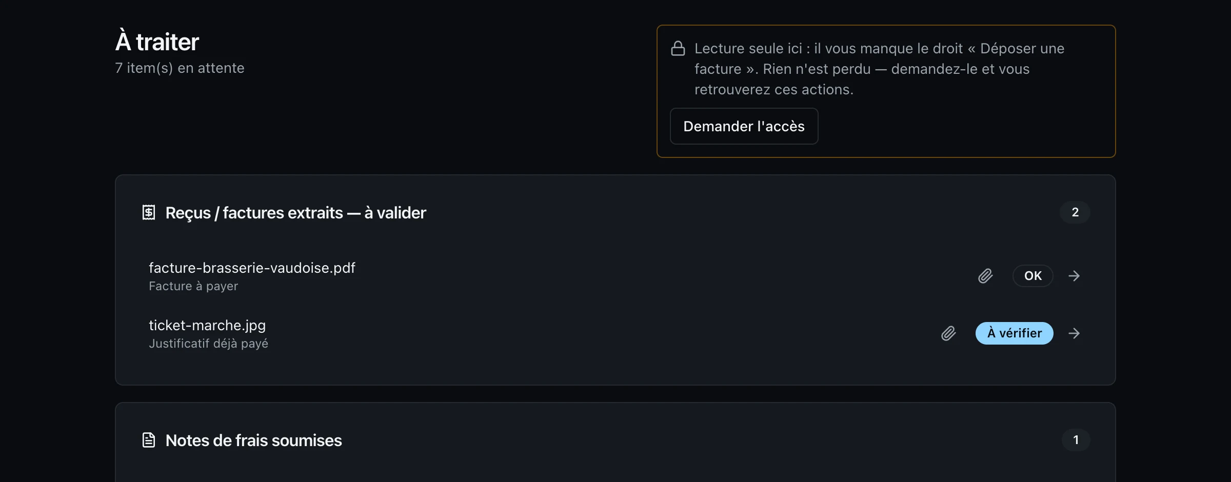 Déposer votre première pièce